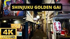 TOKYO, JAPAN 🇯🇵 [4K] SHINJUKU — Kabukicho Golden Gai — Walking at night