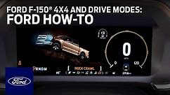 Ford F-150® 4x4 and Drive Modes | Ford How-To | Ford