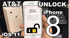 How To Unlock iPhone 8 from AT&T to any carrier