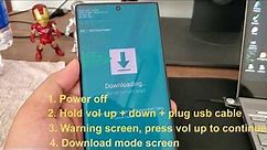 How To Enter Download Mode Samsung Galaxy Note 10 | Note 10 Plus