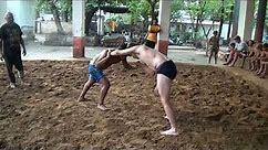 Indian and USA wrestler plays at Guru Munni Akahda 00168