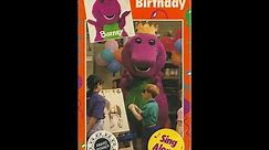 Barney's Birthday (1992 VHS Rip)