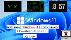 Windows 11 Screensaver | New Features | 2021