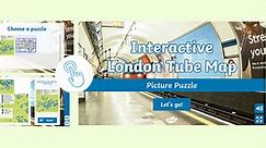 Interactive London Tube Map Picture Puzzle