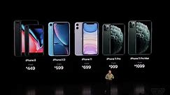 The iPhone 11, Pro, and Pro Max will cost $699, $999, and $1,099, respectively