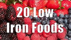 20 Low Iron Foods (700 Calorie Meals, DiTuro Productions, LLC)