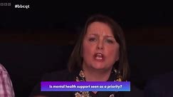 BBC Question Time audience member clashes with panel speaker over link between mental health and poverty