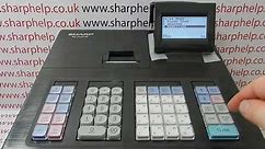 How To Do An End OF Day Z Report On The Sharp XE-A207 / XE-A207B / XE-A207W Cash Register