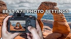 Sony A7II Setup For Photography | Best Settings