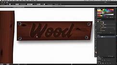 Create realistic wood textures-Adobe Illustrator tutorial
