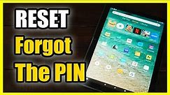 How to RESET if you Forgot PIN or Password on Amazon FIRE HD 10 Tablet (Fast Tutorial)
