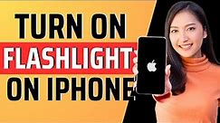 How to turn on flashlight on iphone when calling - Full Guide 2023