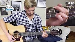 How to play the G major chord on guitar - Beginner Guitar Lessons