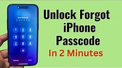 How To Unlock My iPhone Without Passcode If Forgot|Unlock iPhone With Emergency Call Without iTunes