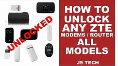How to Unlock Any ZTE Modem/Router 2021