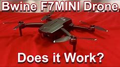 Bwine F7MINI Drone with 4K UHD Camera Weighs Under 250g Review From Amazon