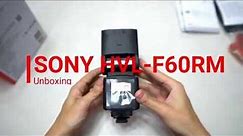 Sony HVL-F60RM unboxing