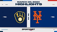 MLB Highlights: Brewers 7, Mets 6