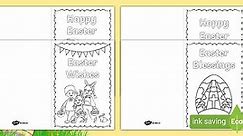 Easter Card Designs - Colouring Pack