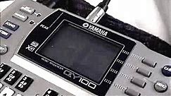 Yamaha QY100 as a multi effects unit for guitar