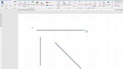 How to Draw Straight Lines Vertical & Horizontal in MS Word (2003-2016)