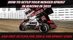 How To Setup Your Winged Sprint Car For iRacing in 2021
