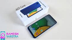Samsung Galaxy A03 Core Unboxing and Full Review | 5000 mAh