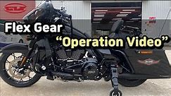 Flex Gear Operation Video // HarleyDavidson, Honda Goldwing, Indian, Kawasaki, BMW motorcycle