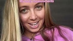 My body measurements