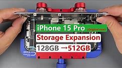 iPhone 15 Pro Storage Expansion | 128GB To 512GB