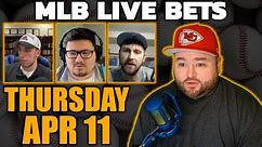 Live MLB Bets With Kyle Kirms Thursday April 11th