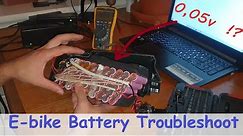 36v E bike Battery NOT Charging - Repair - Li Ion 18650 Dead cells - DIY