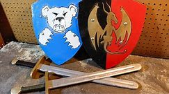 Ultimate Woodworking Project for Dads - Making wooden swords and shields