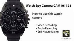 Spy Watch Camera and DVR How to use this hidden camera watch - from SpySite.com