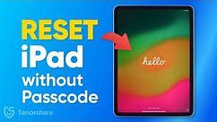 How to Reset iPad without Passcode | Without iTunes | 3 Ways | 2024