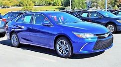 2016 Toyota Camry SE Start Up, Review and Tour