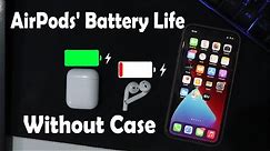 How to Check iPhone AirPods Battery Life Without Case