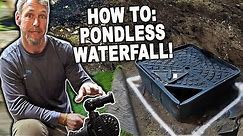 How to Install a DIY WATERFALL KIT - Part 1