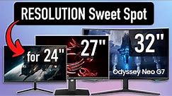 Your Guide to Buying the Perfect Monitor: 24 vs 27 vs 32-inch for 1080p, 1440p, 4K + Ultrawide