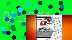 Full Version Color Coded EZ Tabs for the 2017 National Electrical Code Review