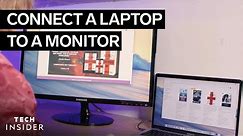 How To Connect A Laptop To A Monitor