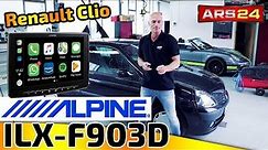 Alpine ILX-F903D | riesiges Autoradio | Renault Clio | ARS24