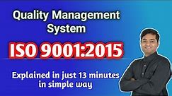 ISO 9001:2015 | Quality Management System