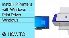 Installing an HP Printer using the Windows Print Driver | HP Printers | HP Support