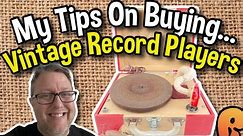 My Tips On Buying Vintage Record Players! #vinyl #turntable #fyp