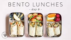 3 (Healthier) BENTO BOX Lunch Ideas 🐝 DAY 8 | HONEYSUCKLE