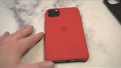 Official Apple Silicone Case for iPhone 11 Pro Max- Product Red Review