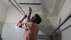 How To Install Pulley Cloth Drying Hanger? Ceiling /Roof in washroom How To Install Pulley Cloth dry