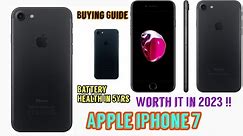 Apple iPhone 7 Review In 2023 Worth It ! || Full details || Battery Health