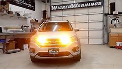 2019 Ford Escape LED Emergency Vehicle Lights Install - www.WickedWarnings.com